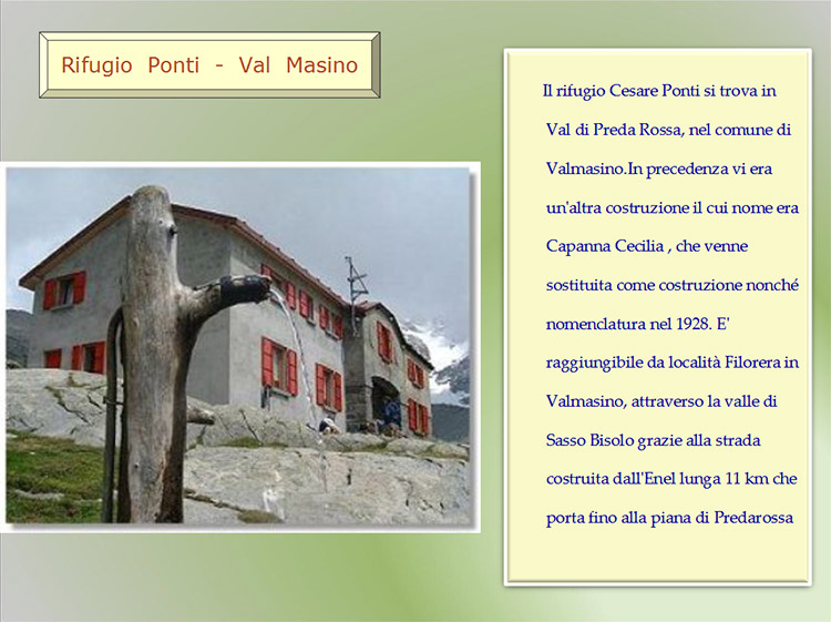 rif. Ponti - val di Preda Rossa