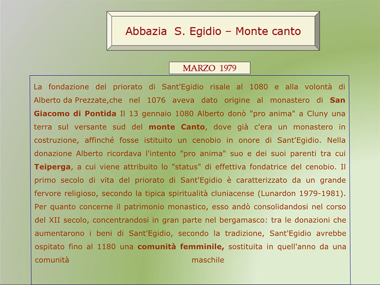storia dell'abbazia
